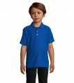 SUMMER II KIDS Polo 170g, Karališkoji mėlyna