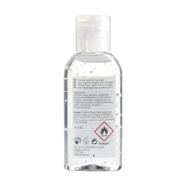 Logotrade reklaminiai produktai nuotrauka: Caring Hygienic Hand Gel 50 ml