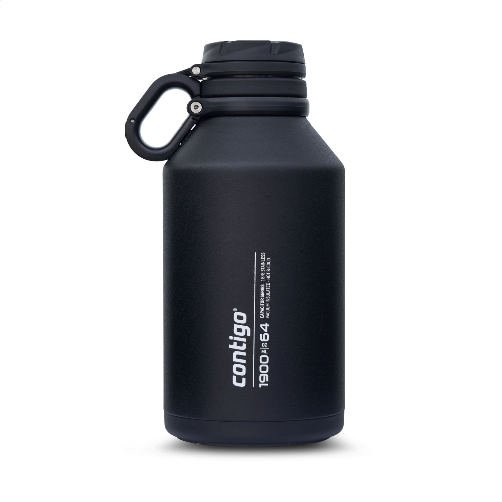 Logotrade reklaminės dovanos nuotrauka: Contigo® Grand Stainless Steel 1900 ml termo buteliukas