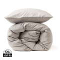 VINGA Montgomery aukščiausios kokybės medvilnės patalynės komplektas, 4 vnt., pilka