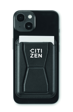 Logotrade verslo dovanos nuotrauka: Magnetinis PU kortelių laikiklis