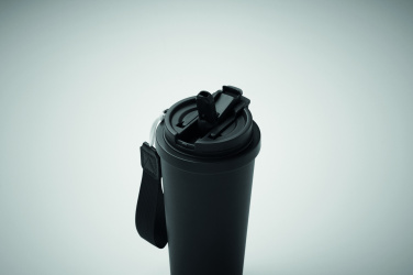 Logotrade reklaminės dovanos nuotrauka: Dvigubos sienelės stiklinė 500 ml