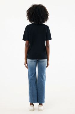 Logotrade firminės dovanos nuotrauka: IQONIQ Nikko sunkūs perdirbtos medvilnės marškinėliai