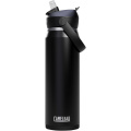 Camelbak® Thrive Flip VSS 750 ml vakuuminiu būdu izoliuotas nerūdijančio plieno vandens butelis su atlenkiamu šiaudeliu, Vientisa juoda