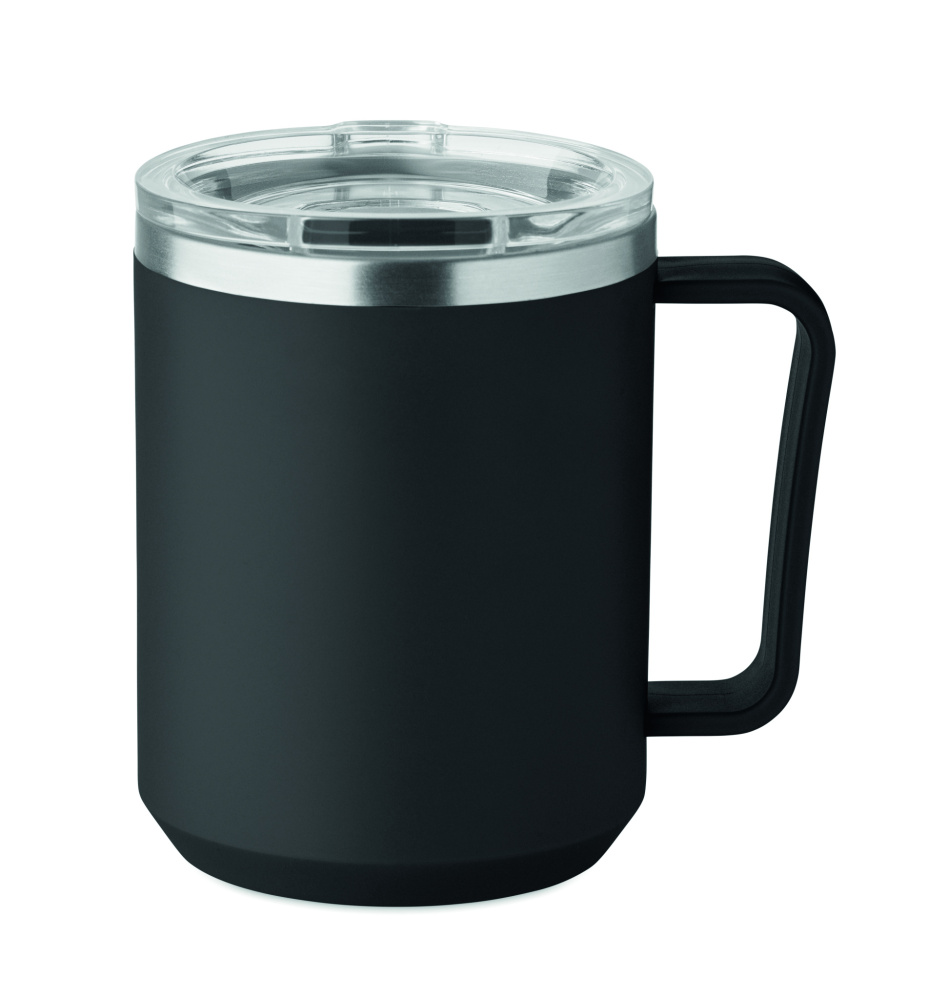 Logotrade reklaminės dovanos nuotrauka: Dvigubos sienelės puodelis 400 ml
