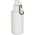 Oregon 400 ml vienspalvis RCS perdirbto plastiko vandens butelis su karabinu, Balta
