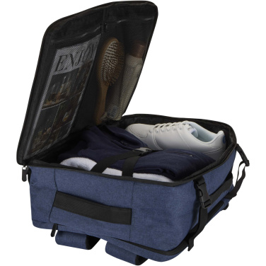 Logotrade reklaminės dovanos nuotrauka: „Libra 17“ GRS perdirbta rankinio bagažo kuprinė, 25 l