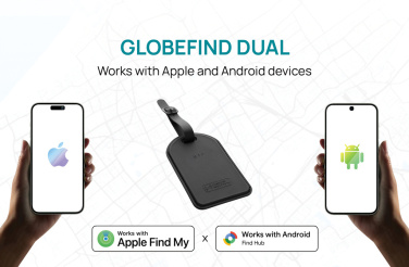 Logotrade reklaminiai produktai nuotrauka: „Globefind Dual RCS“ bagažo etiketė su vietos nustatymo funkcija visame pasaulyje
