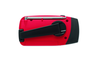 Logotrade dovana nuotrauka: Nešiojamasis radijas SOS su LED žibintuvėliu