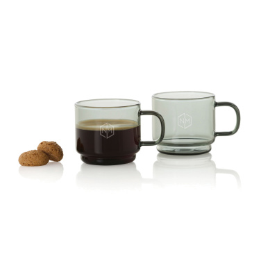 Logotrade verslo dovanos nuotrauka: AdHoc Impact espreso puodeliai 70 ml, 2 vnt. rinkinys