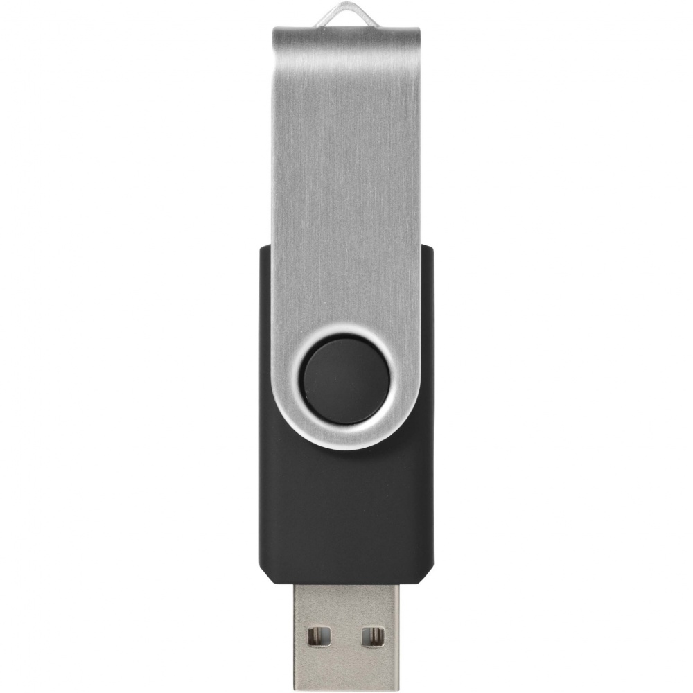 Logotrade korporatīvās dāvanas foto: Pagrieziet pamata 4 GB USB zibatmiņas disku