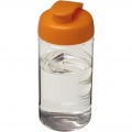 H2O Active® Bop 500 ml sporta pudele ar pārslēdzamu vāku, Caurspīdīgs / oranžs