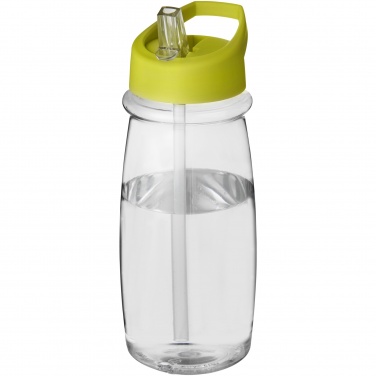 Logotrade ziemassvētku dāvanas foto: Sporta pudele H2O Active® Pulse 600 ml snīpi ar vāku