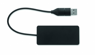 Logotrade Ideja dāvanas foto: 3 portu USB centrmezgls ar 20 cm kabeli