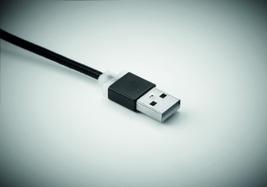 Logotrade Ideja dāvanas foto: atslēgu piekariņš ar USB tipa C kabeli