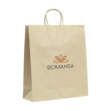 Logotrade dāvanas foto: Leaf It Bag pārstrādāts zāles papīrs (120 g/m²) XL