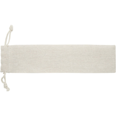 Logotrade korporatīvās dāvanas foto: Root 5-daļīgs nerūsējošā tērauda un dižskābarža koka galda piederumu komplekts