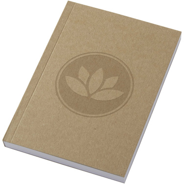 Logotrade dāvanas foto: Novella Austen A6 pārstrādāta mīksto vāku kraft piezīmju grāmatiņa - 100 loksnes