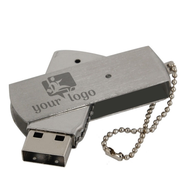 Logotrade korporatīvās dāvanas foto: Metāla USB zibatmiņa