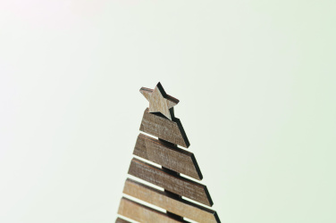 Logotrade korporatīvās dāvanas foto: Koka Ziemassvētku eglīte