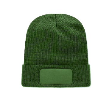 Logotrade Ideja dāvanas foto: Unisex beanie RPET poliestera