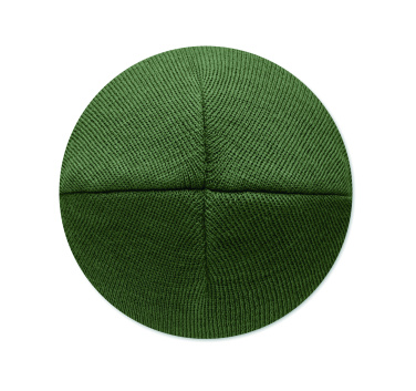 Logotrade logo dāvanas foto: Unisex beanie RPET poliestera