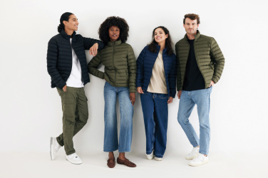 Logotrade korporatīvās dāvanas foto: IQONIQ Maiko vīriešu pārstrādāta poliestera polsterēta jaka