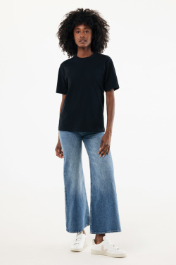 Logotrade korporatīvās dāvanas foto: IQONIQ Nikko smagsvars pārstrādātas kokvilnas T-krekls