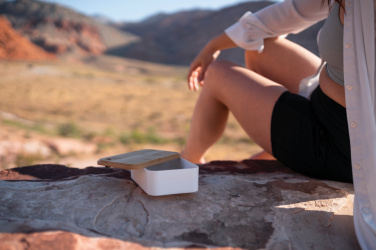 Logotrade dāvanas foto: RCS RPP pusdienu kaste ar bambusa vāku