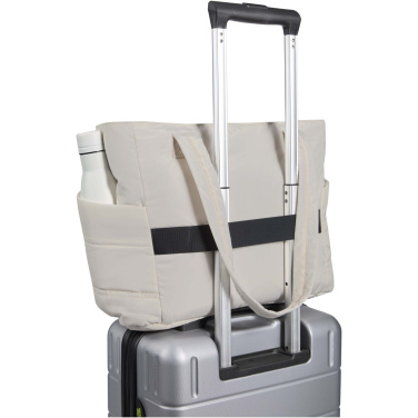 Logotrade Ideja dāvanas foto: Puffer 15,6" GRS pārstrādāta klēpjdatora iepirkumu soma 18L