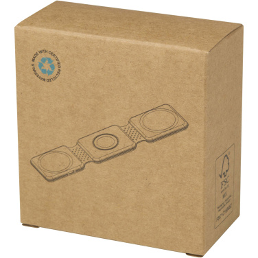 Logotrade ziemassvētku dāvanas foto: Armus 3-in-1 15W salokāms bezvadu lādētājs no pārstrādātas plastmasas