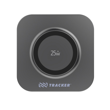 Logotrade biznesa dāvanas foto: Quantum īpaši ātrs 25 W magnētiskais bezvadu uzlādes paliktnis