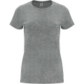 Sieviešu īsroku kapri krekls, Marl Grey