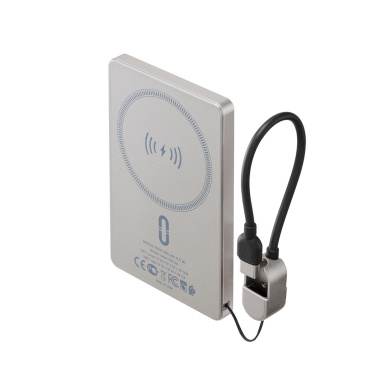 Logotrade logo dāvanas foto: Bezvadu Magsafe VA2616 pārnēsājamais akumulators 15W 5000 mAh RIVACASE