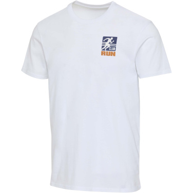 Logotrade dāvanas foto: Azurīta 160 g/m² īsroku unisex OCS organiskais T-krekls