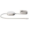 Zens Pro 2 240W USB-C 2-in-1 uzlādes kabelis, Balts