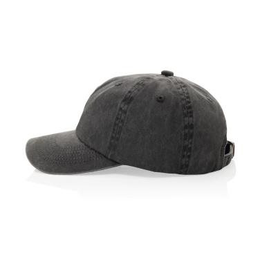 Logotrade ziemassvētku dāvanas foto: BEAU AWARE™ Mazgāta 6 paneļu 270 g/m² kokvilnas tvīla cepure