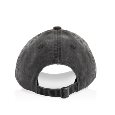Logotrade ziemassvētku dāvanas foto: BEAU AWARE™ Mazgāta 6 paneļu 270 g/m² kokvilnas tvīla cepure