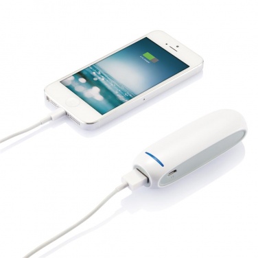 Лого трейд pекламные продукты фото: 2.600 mAh powerbank, white