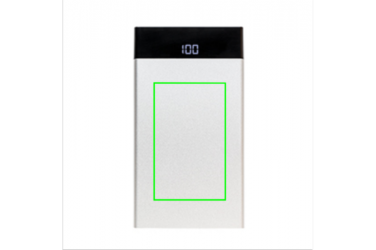 Лого трейд pекламные подарки фото: Reklaamkingitus: 6.000 mAh flat powerbank digital display, hõbedane