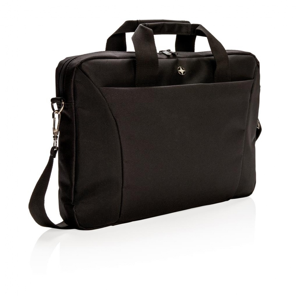 Логотрейд pекламные подарки картинка: Ärikingitus: Swiss Peak 15.4” laptop bag, black