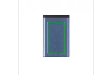 Логотрейд pекламные продукты картинка: Meene: 10.000 mAh Aluminum pocket powerbank, blue