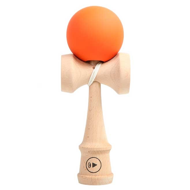 Логотрейд pекламные подарки картинка: Kendama Play Monster Grip Orange 24,5 cm