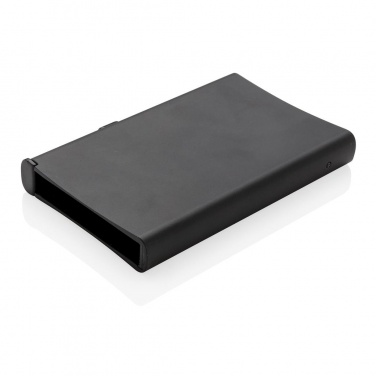 Лого трейд pекламные подарки фото: Meene: Standard aluminium RFID cardholder, black