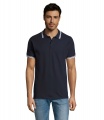 PASADENA men polo 200g, Французский флот/белый