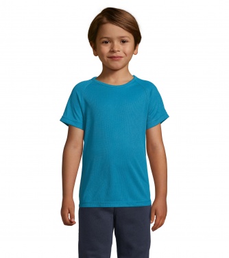 Логотрейд pекламные cувениры картинка: SPORTY KIDS T-SHIRT 140g