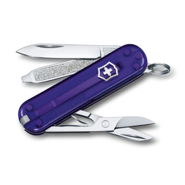 Лого трейд pекламные подарки фото: Карманный нож Classic SD прозрачный Victorinox