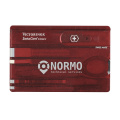 Victorinox Swisscard Классик, прозрачный красный