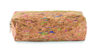 Логотрейд pекламные продукты картинка: Coloured cork pencil case