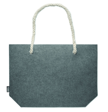 Лого трейд pекламные подарки фото: RPET felt beach bag